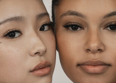 Closeup af elegante øjenvipper fra SCOOP LASH STUDIO (ÅBNER 1. NOV) i København, Denmark, DK.