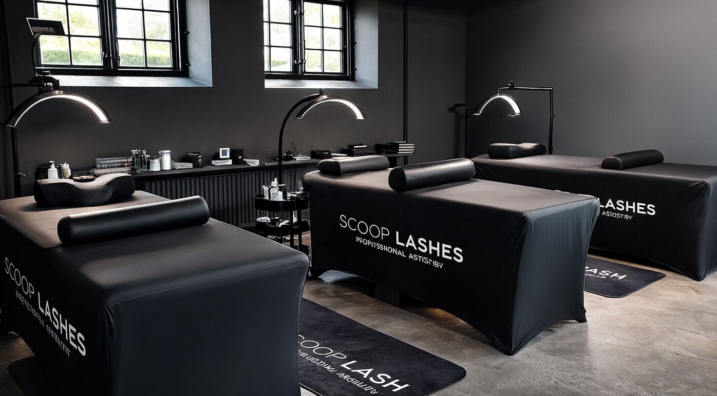 Scoop Lash Cph behandlingslokale med luksus opsætning i København, Denmark, DK.