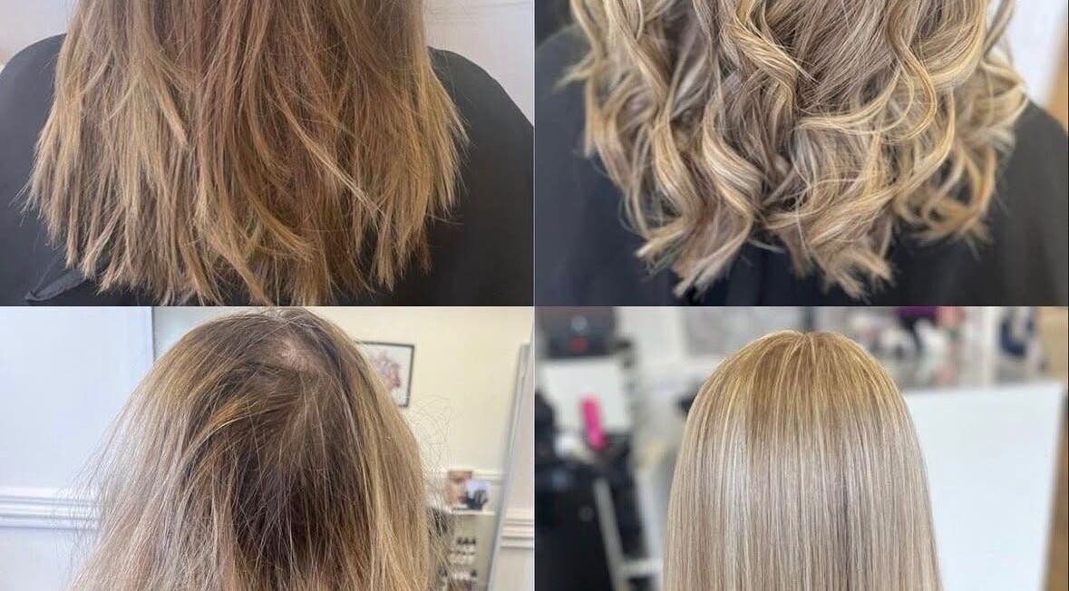 Before and after hair transformations at Nova - Hair, Coulsdon, England, GB showcasing stunning styles.