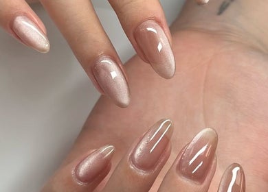 Elegant manicured nails from The Nail Boutique in Hersham, England, GB.