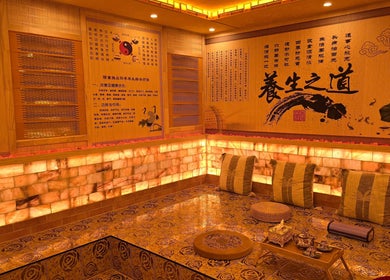 图为位于奥克兰AiRelax Spa的养生房，其独特的中式装饰彰显宁静与舒适。