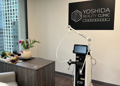 Sleek interior of YOSHIDA BEAUTY CLINIC 【Downtown Location】, Vancouver, BC, CA, featuring modern equipment.