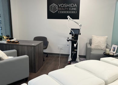Elegant treatment room at YOSHIDA BEAUTY CLINIC 【Downtown Location】, Vancouver, British Columbia, CA.