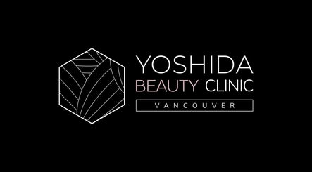 YOSHIDA BEAUTY CLINIC logo at Broadway Location, Vancouver, British Columbia, CA. Elegant geometric design.