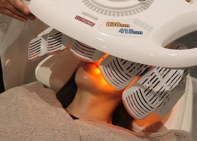 LED therapy at YOSHIDA BEAUTY CLINIC 【Broadway Location】, Vancouver, BC, CA enhances skin rejuvenation.