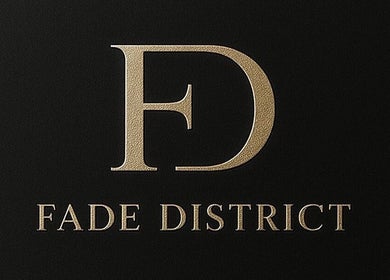 Лого на Fade District, Пловдив, Пловдив, BG в стилен дизайн.
