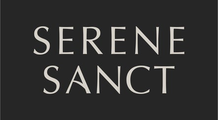 SereneSanct Massage & Spa logo on dark background, Phuket, TH.