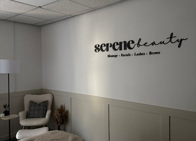Interior of Glow Up Tanning & Beauty Downham, Downham Market, England, GB with calming decor.