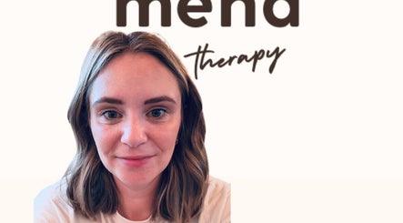 Portrait of a woman with 'The Mind Mend Therapy' logo in Wickham, England, GB.