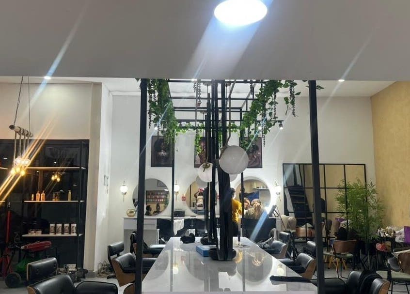 Chic interior of Valued Nails in Lusaka, Lusaka Province, ZM with stylish decor and modern salon chairs.