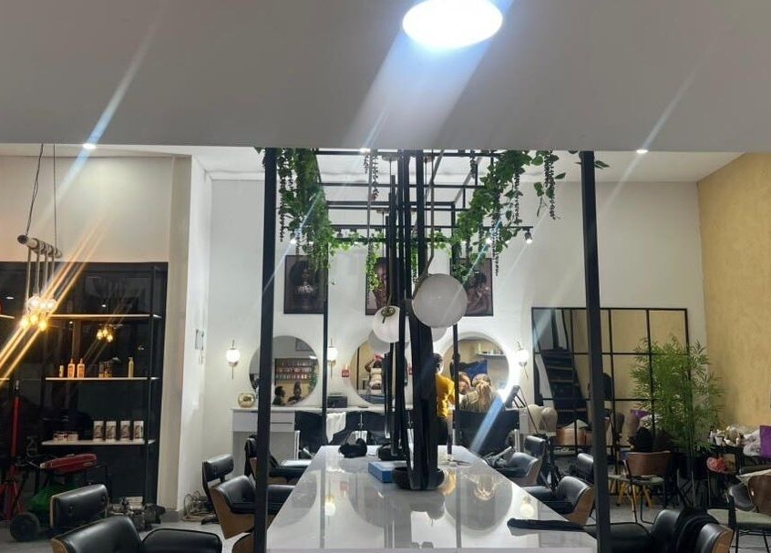Chic interior of Valued Nails in Lusaka, Lusaka Province, ZM with stylish decor and modern salon chairs.