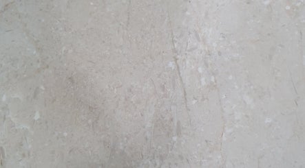Elegant marble flooring at The Finger Coil Fairy & Bih Unique Eyelash Extensions in Castries, Castries, LC.