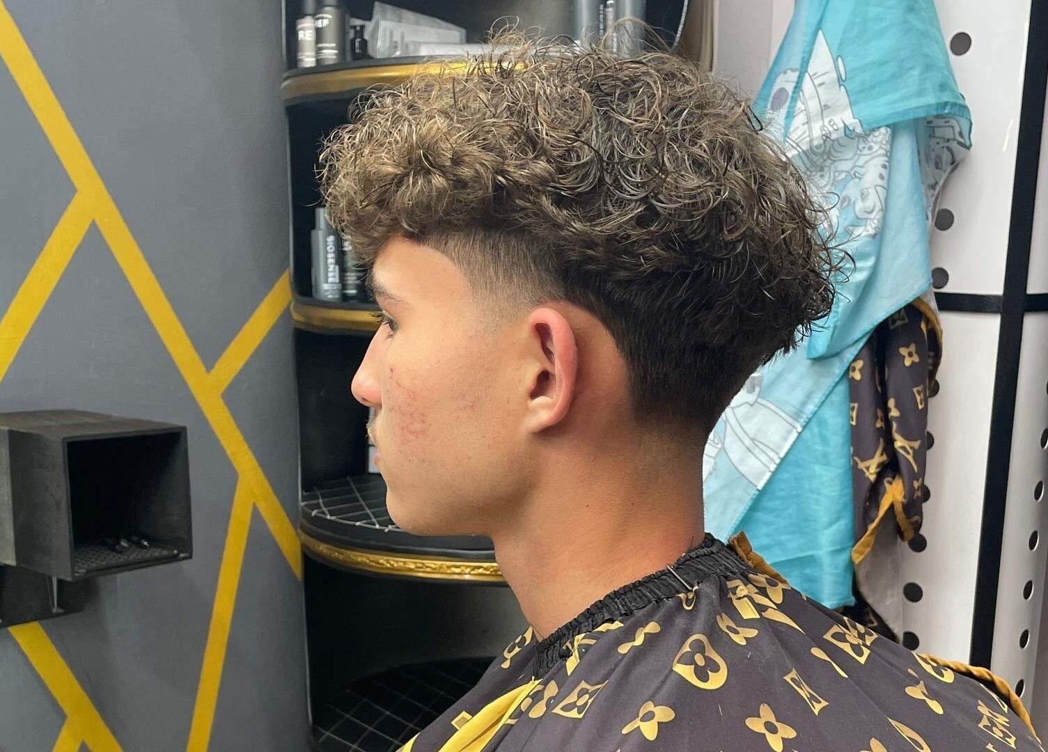 Modern haircut style at Blendculture, Windhoek, Khomas Region, NA.