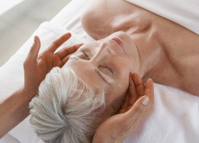 Relaxing massage at Serenique Massage Clinic in Clayton West, England, GB.
