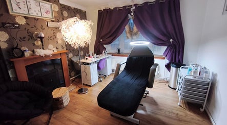 Comfortable treatment room at LM Touch, Horley, England, GB, with cozy decor and a relaxing ambiance.