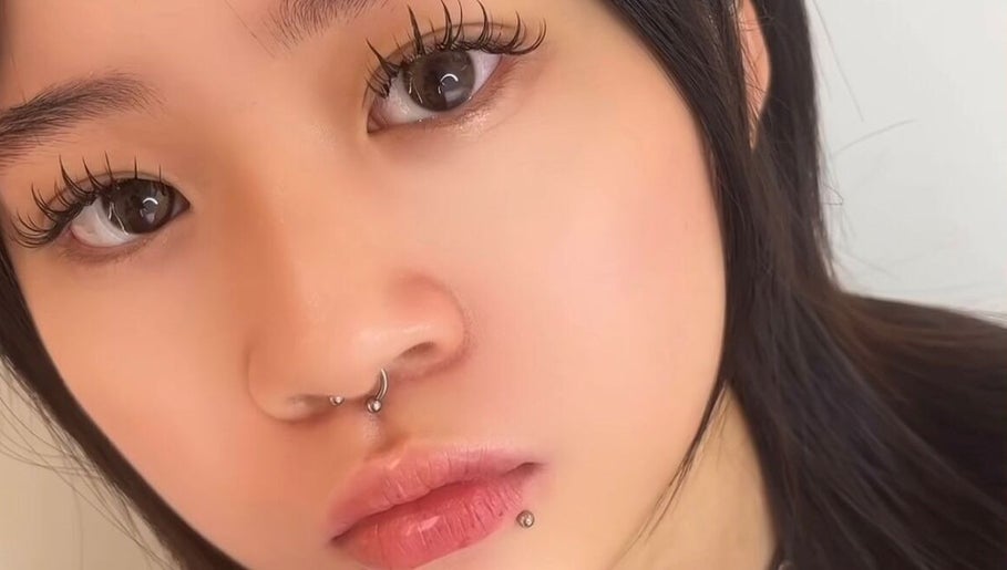 Close-up of a model with piercings at Huatlash, Singapore, Singapore, SG.