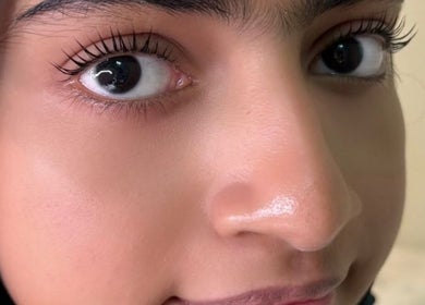 Close-up of beautifully groomed eyelashes at huatlash, Singapore, Singapore, SG.