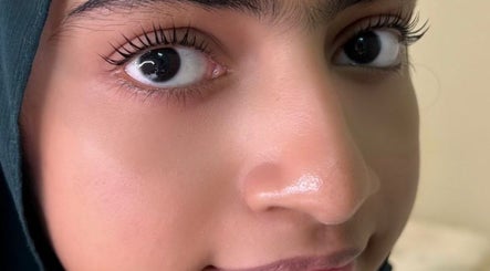 Close-up of beautifully groomed eyelashes at huatlash, Singapore, Singapore, SG.