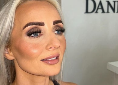 Close-up of stunning makeup at Beauty by Leah, Cefn-coed-y-cymmer, Wales, GB.