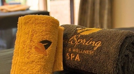 Plush towels at SoulSpring Sports & Wellness Spa, Pretoria, Gauteng, ZA, enhancing your spa experience.