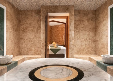 Luxurious spa room at Naturelife Spa Marina Abu Dhabi, serene ambiance, Abu Dhabi, Abu Dhabi, AE.