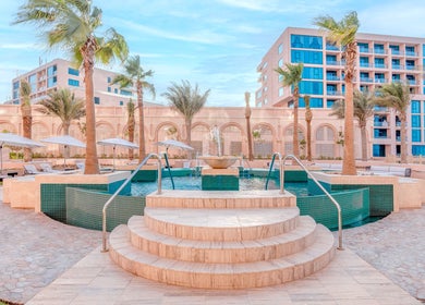 Elegant pool at Naturelife Spa Marina Abu Dhabi, offering serene relaxation in Abu Dhabi, Abu Dhabi, AE.