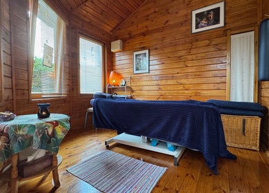 Tranquil massage room at Listening Fields Holistic Massage (Dublin City Centre), Dublin, County Dublin, IE.