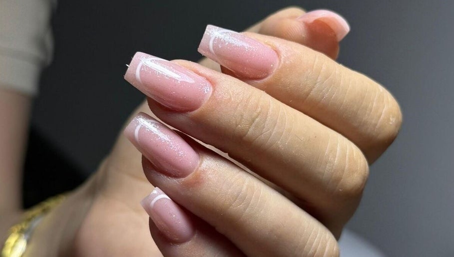 Elegant pink manicure at Aesthetics_by_marta_ in Bragança, Bragança, PT.