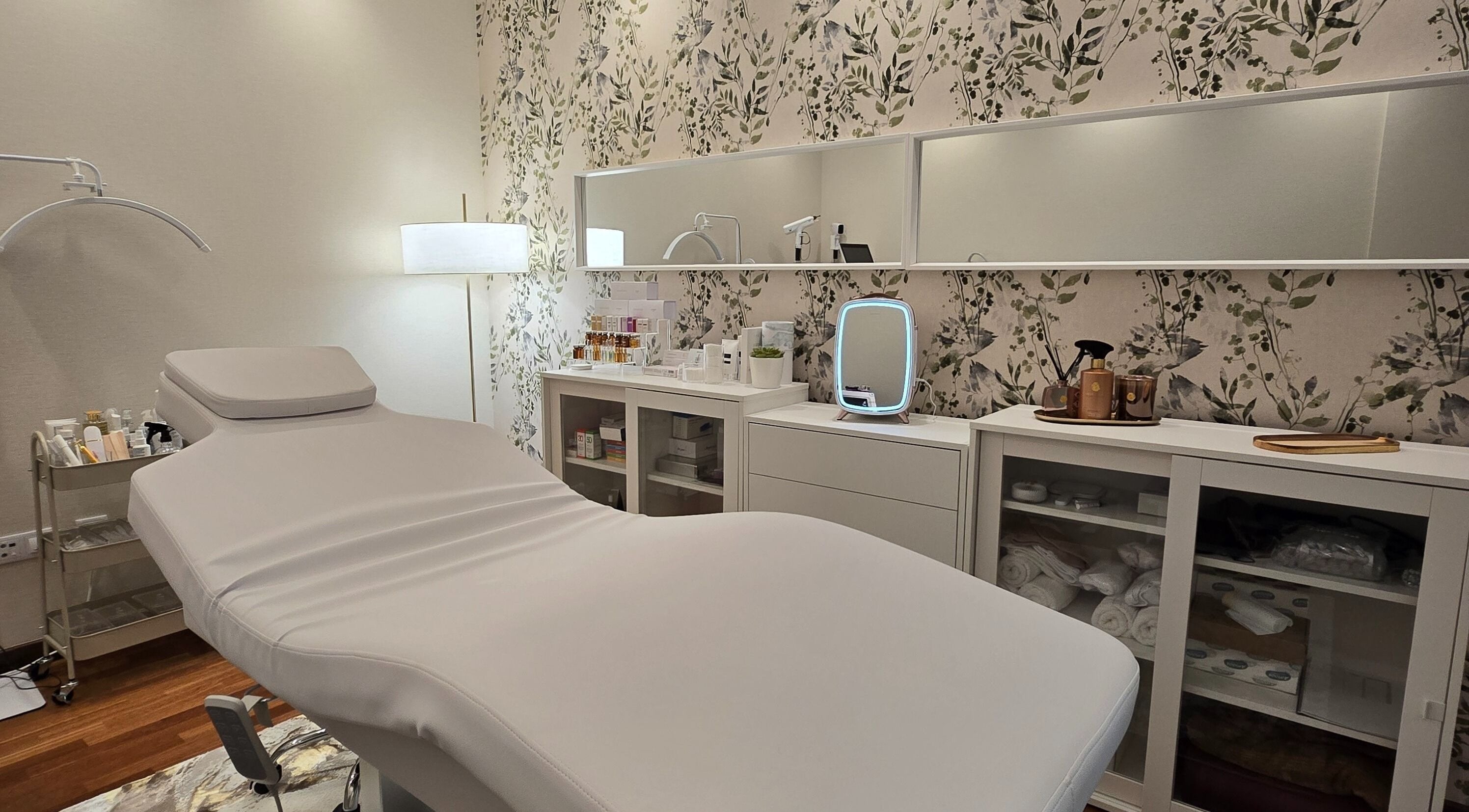 Sala de tratamento estético em La Santé Estética Avançada, Vila Nova De Famalicão, Braga, PT.