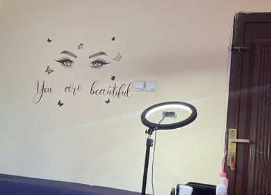 Elegant wall art with quote at Her_essentialz.ng, Lagos, Lagos, NG, inspiring beauty and wellness.