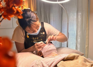 Professional facial treatment at Caballe.M Spa, Singapore, Singapore, SG with a skilled esthetician in a calming setting.