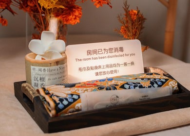 Elegant spa setup at Caballe.M Organic Skin Spa - Toa Payoh, Singapore, SG, ensuring a sanitized and serene experience.