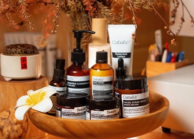 Skincare products at Caballe.M Organic Skin Spa - Toa Payoh, Singapore, SG, enhancing beauty and wellness rituals.