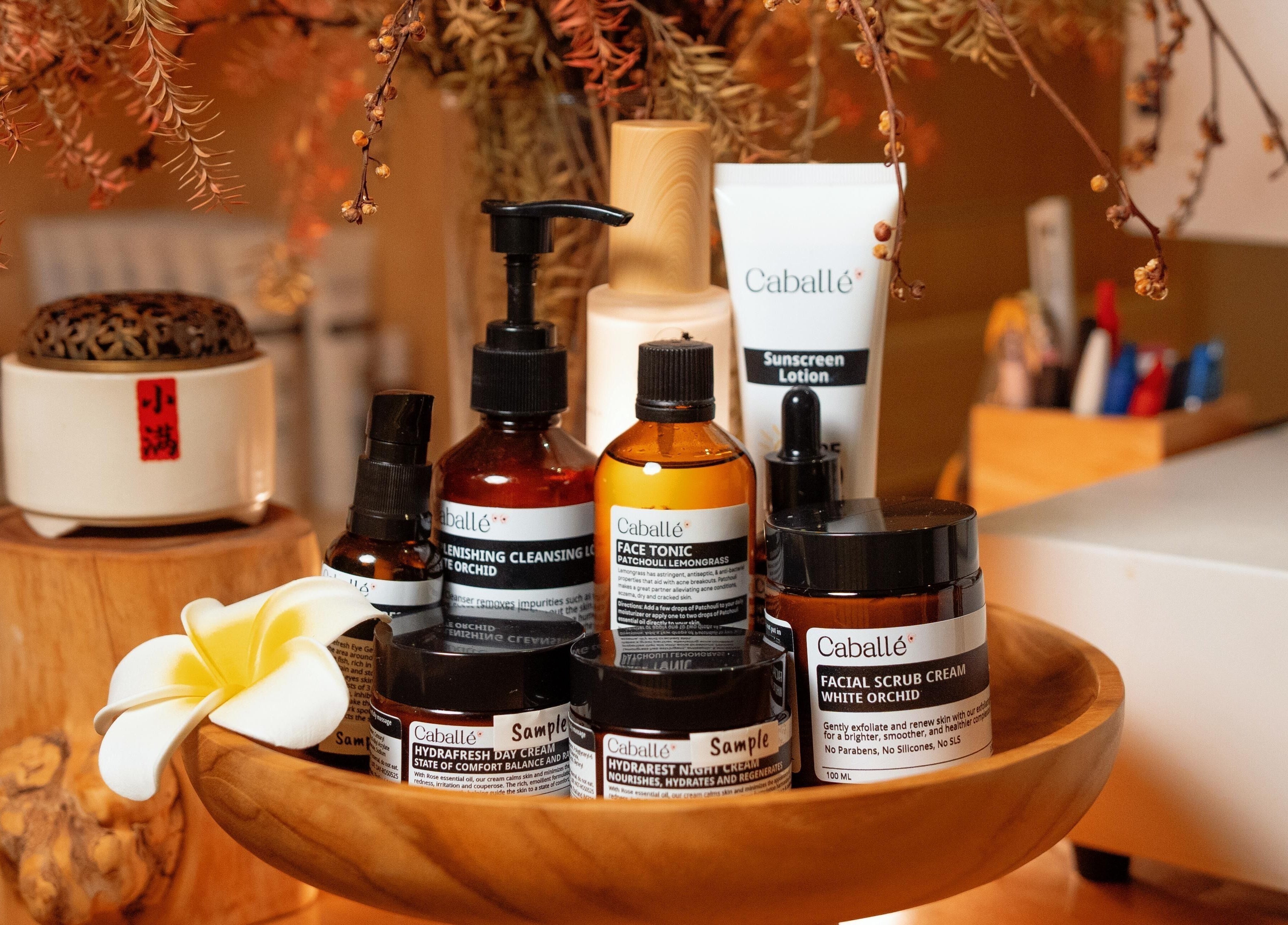 Skincare products at Caballe.M Organic Skin Spa - Toa Payoh, Singapore, SG, enhancing beauty and wellness rituals.