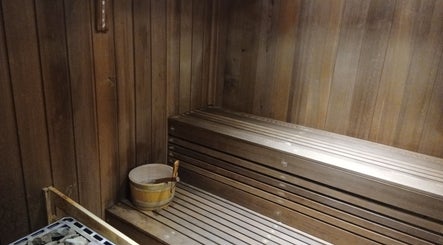 Relaxing sauna at The Massage Therapy Centre, Wembley, England, GB.