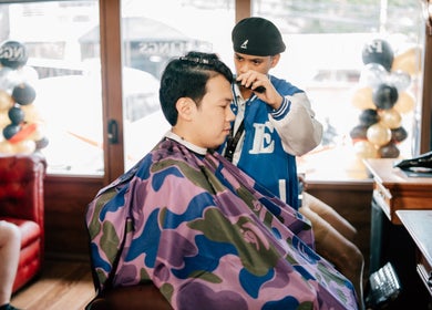 Professional haircut at Blvckshears Home Service Barber in Marikina, Metro Manila, PH.