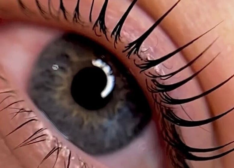 Близкий план ресниц после процедуры в Lubi.studio, Рига, LV. Эффектно и выразительно.