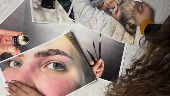 Gold Brows Lashes