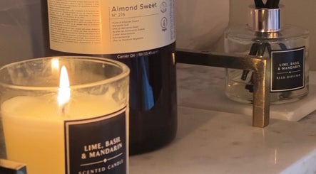Vicky Bradley PT & Massage in Deal, England, GB showcasing aromatic candles for a tranquil ambiance.