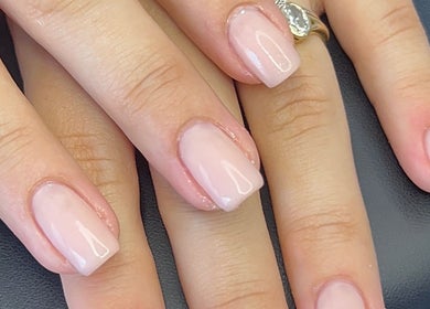 Beautiful manicured nails at Blush, Johannesburg, Gauteng, ZA. Perfectly polished and glossy finish.