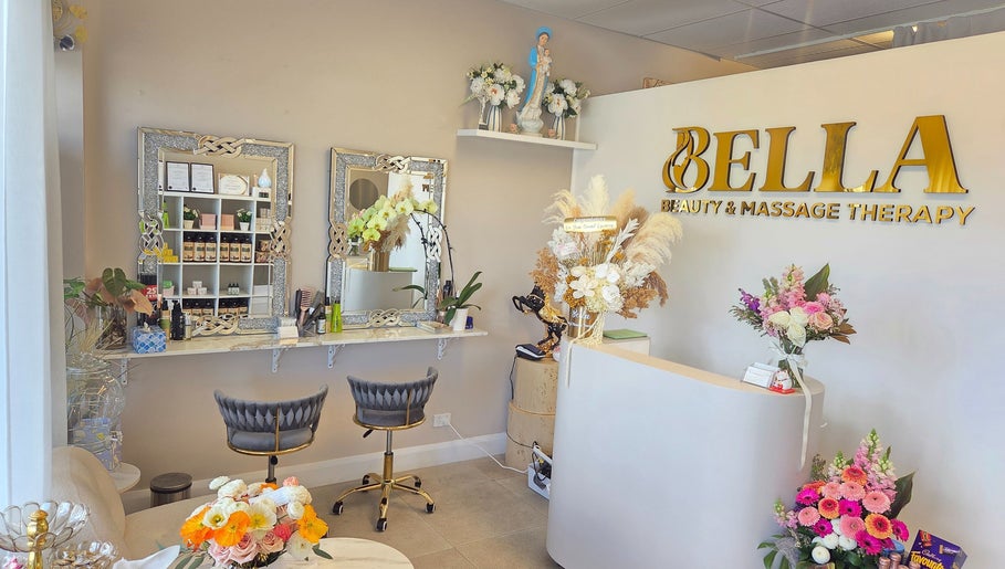 Phòng chờ sang trọng tại Bella Beauty Massage Therapy Bankstown, New South Wales, AU.