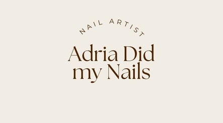 Logo of Adria Did My Nails salon in El Paso, Texas, US, showcasing elegant nail artistry.