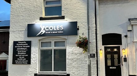 Front view of Coles Clinic in Stoke-on-Trent, near Tranquil Success Academy.