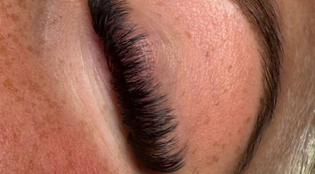 Close-up of lush eyelashes at Defined Beauty By Evie in Maesteg, Wales, GB, showcasing expert application.