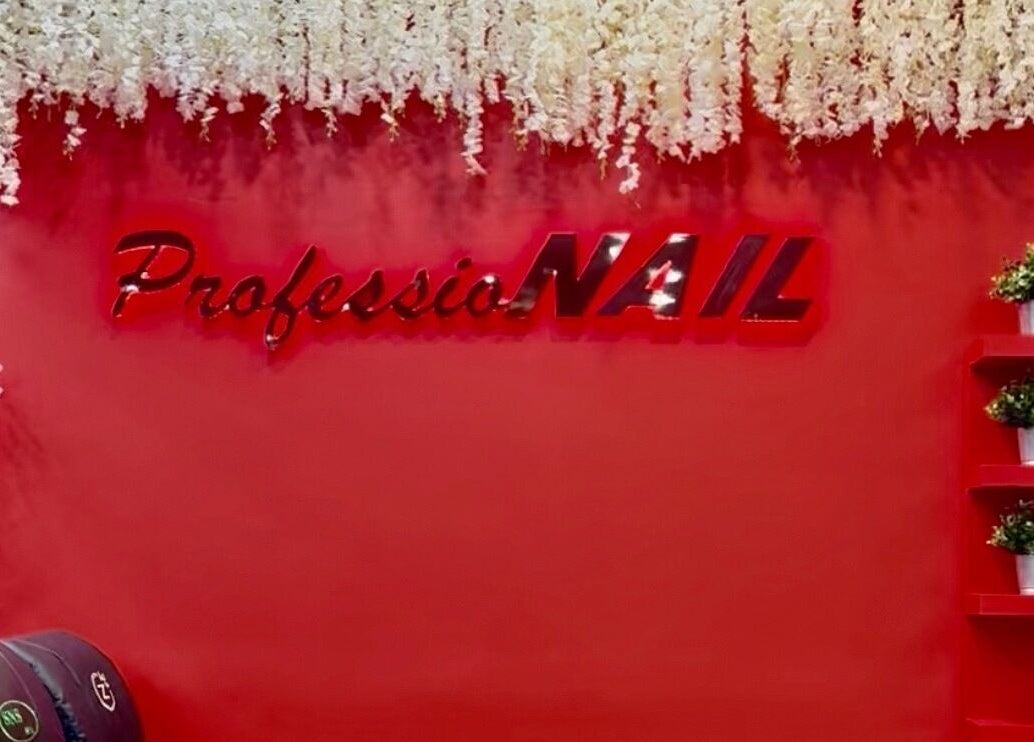 Professionail Westfield Marion's chic red wall with floral decor in Oaklands Park, South Australia, AU.