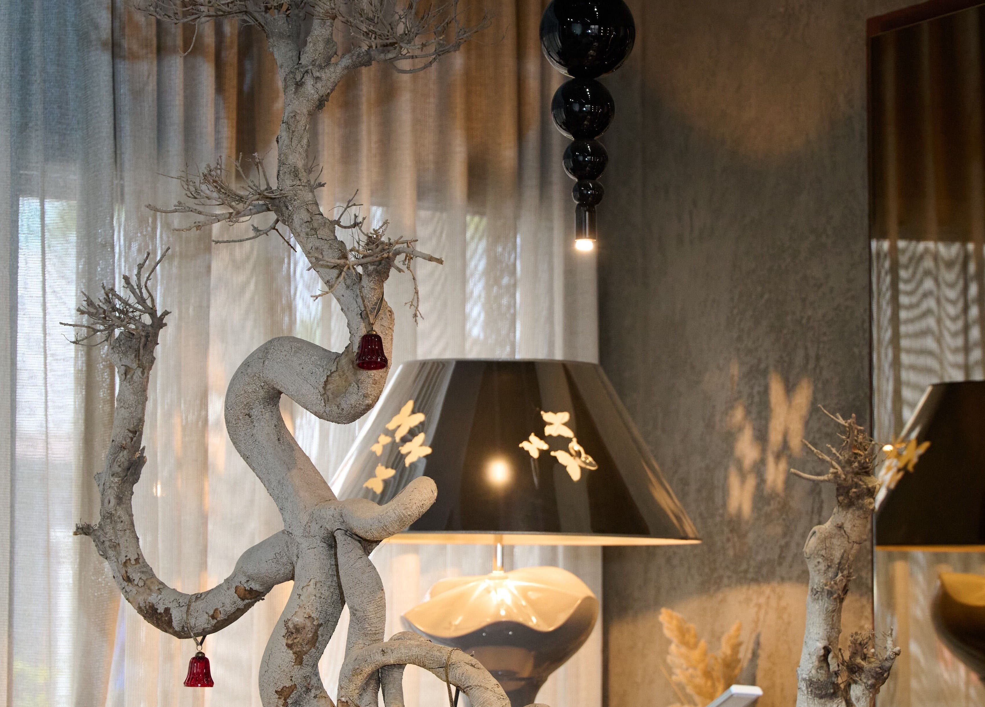 Elegant lamp casting soft glow at Lalo Beauty, Casablanca, Casablanca-settat, MA.