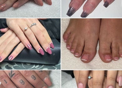 Elegant manicures and pedicures at Golden Empire, Xgħajra, MT. Trendy nail designs showcase beauty excellence.