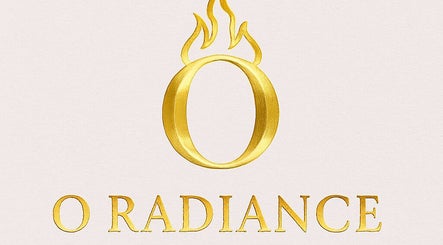 Elegant gold logo of O Radiance in Fayetteville, North Carolina, US.
