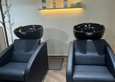 Modern wash stations at SGC Barbershop in Dubai, Dubai, AE offering top-notch grooming services.