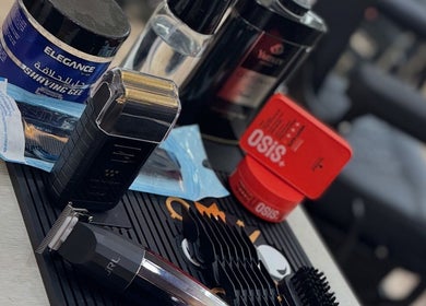 Professional barber tools at Sgc Barbershop, Dubai, Dubai, AE for premium grooming services.